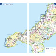 South West Coast Path 2 National Trails atlas: North Cornwall